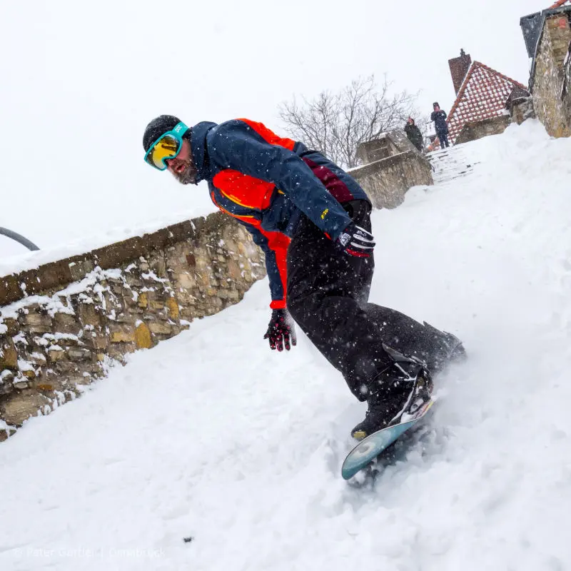 Osnabrück im Schnee versunken
